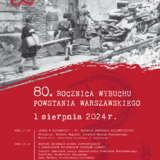 Obrazek: Plakat 80. rocznicy Wybuchu Powstania Warszawskiego