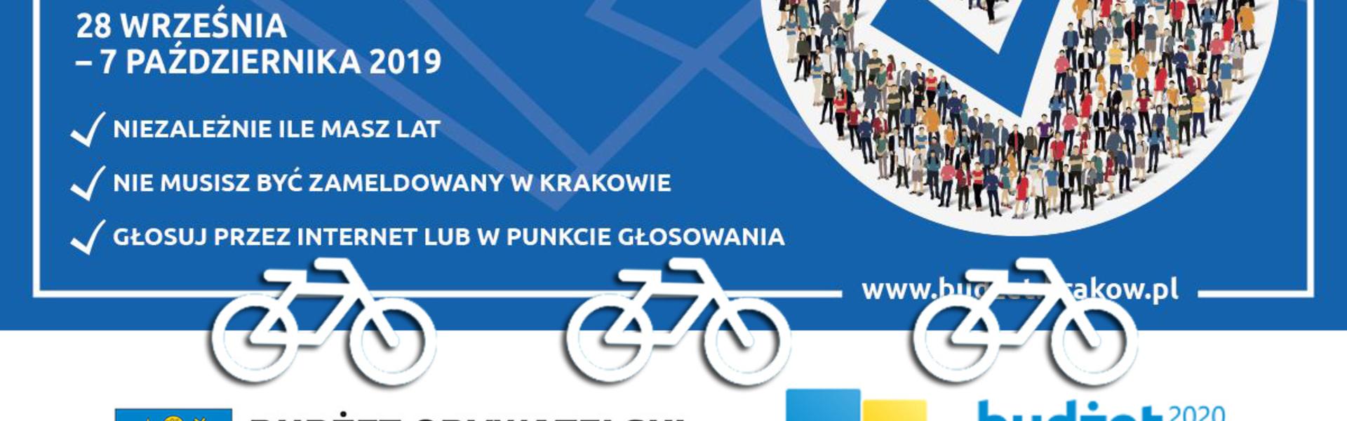 Projekty rowerowe w Budżetach Obywatelskich małopolskich miast
