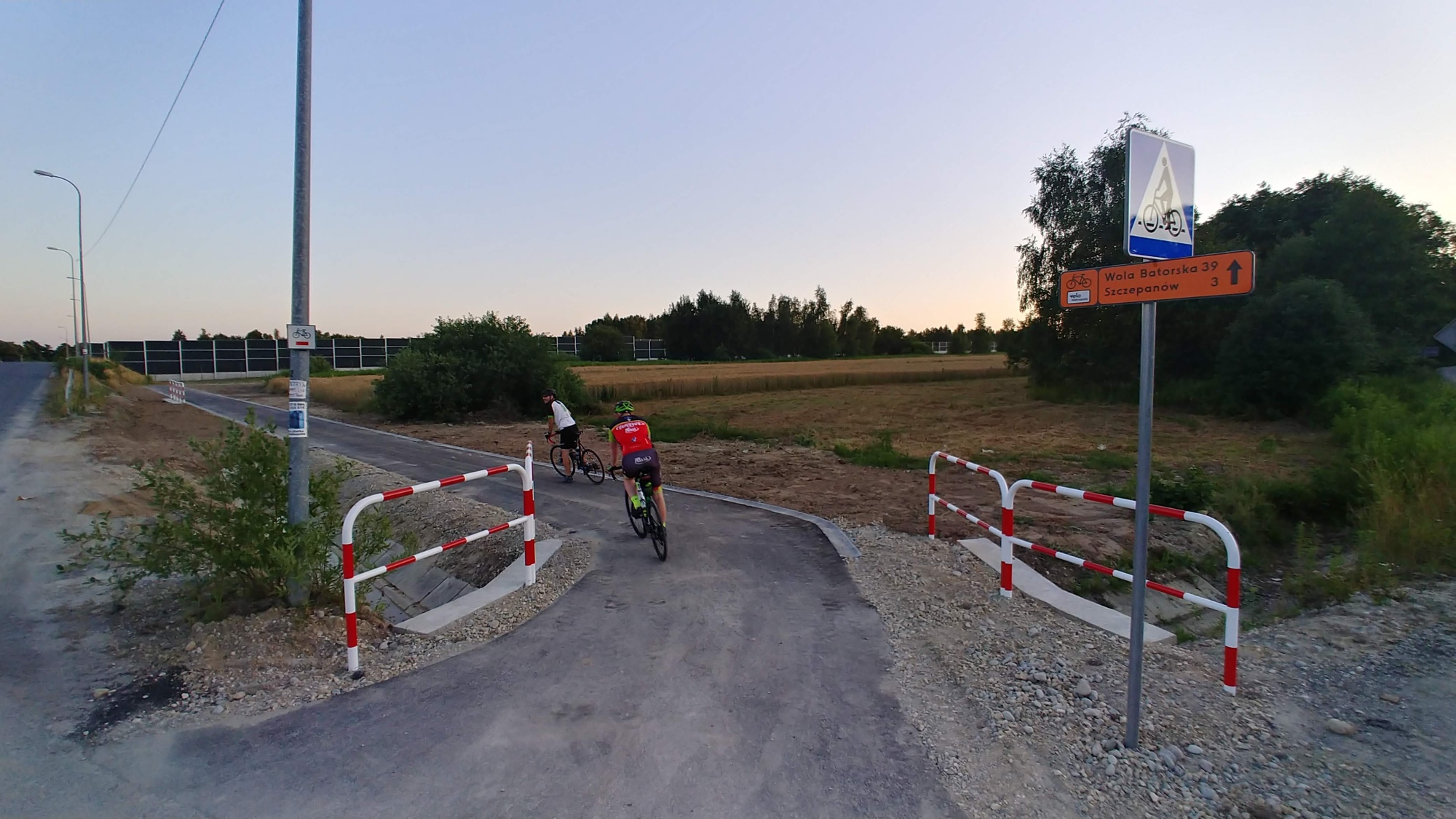 Nowe, rowerowe przełączki w Wokowicach