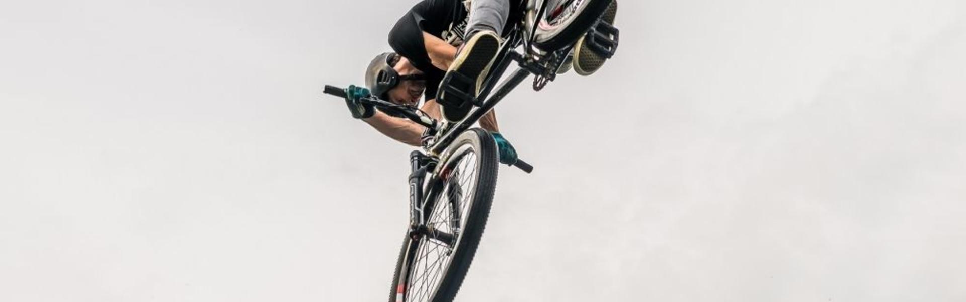 Pokaz akrobacji rowerowych w Skawinie 2018
