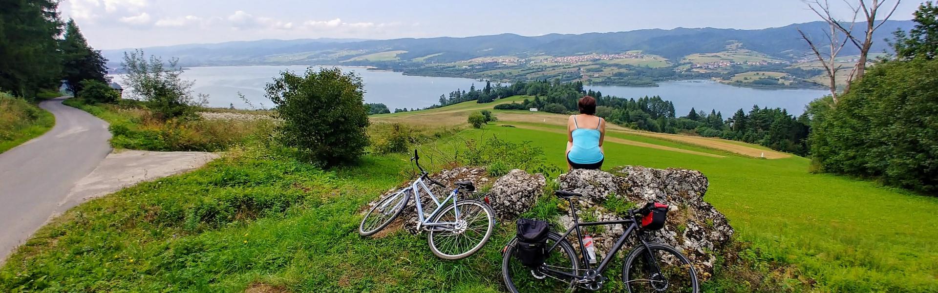 Bild: 2 Vorschläge für Radtouren rund um den See Czorsztyńskie